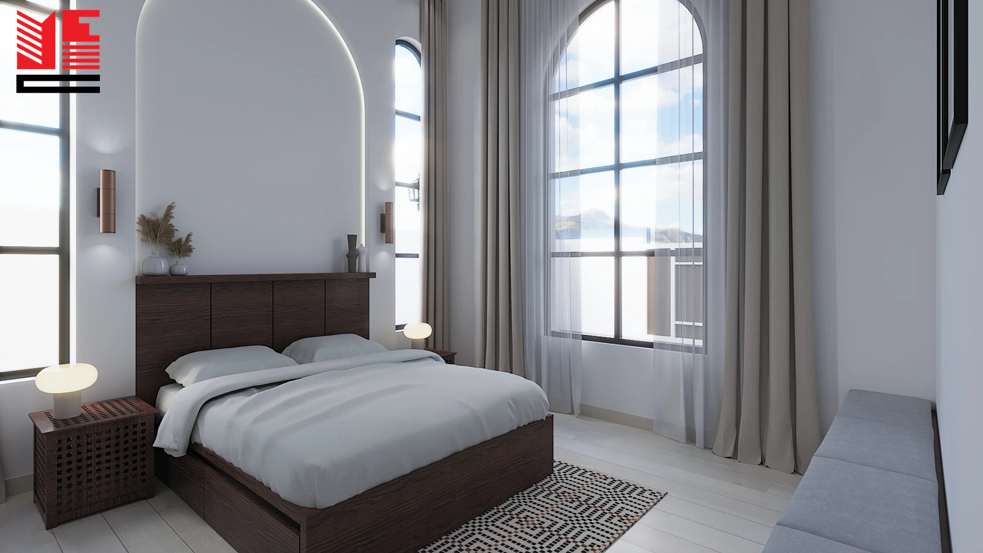 تصميم داخلي سكني مشرق — منظر ٩