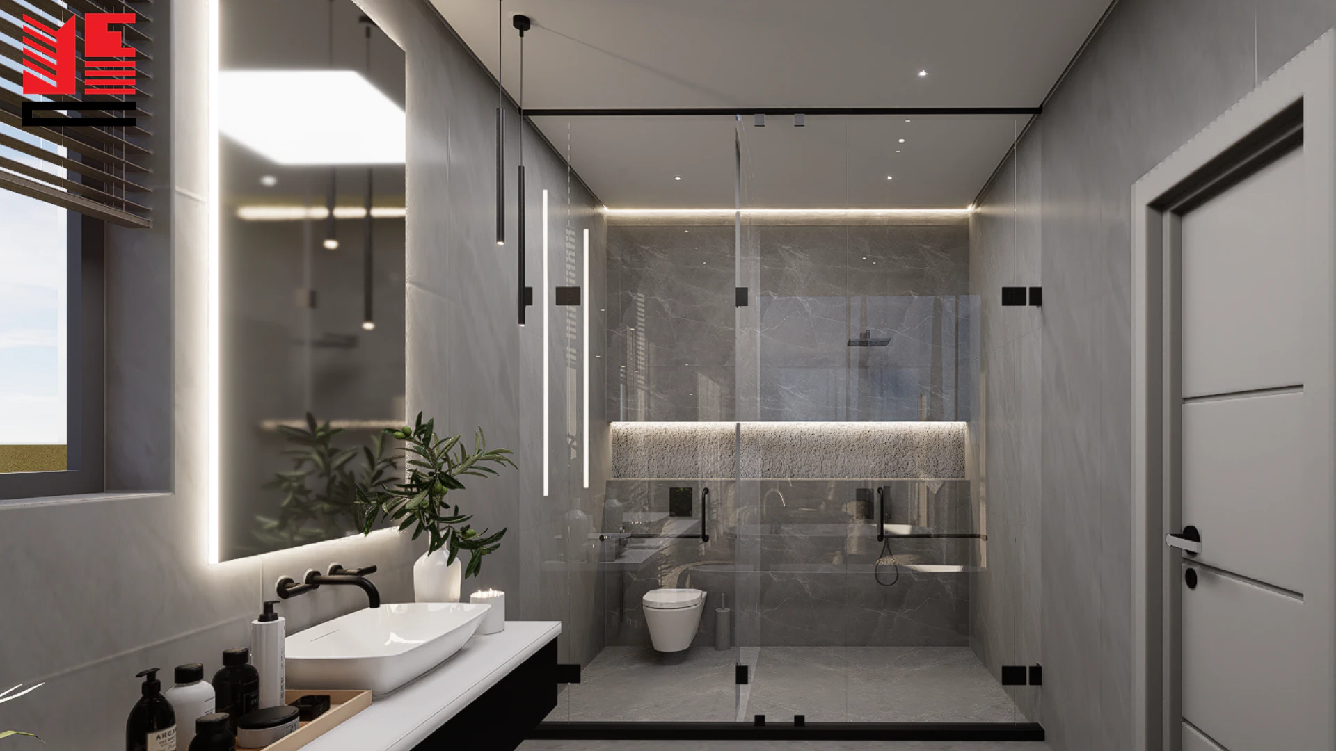 تصميم داخلي سكني معاصر — منظر ٢