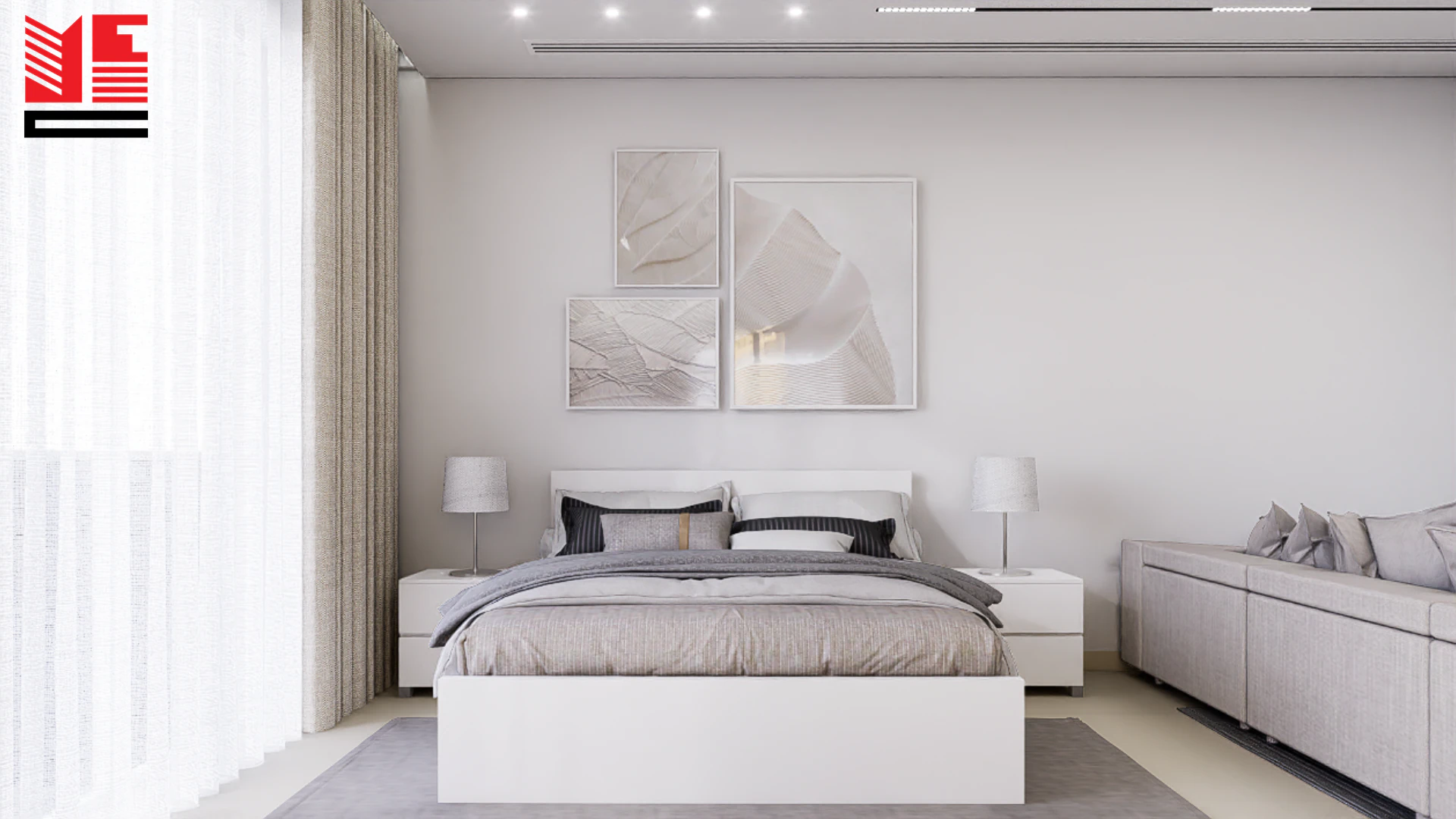 Residence Interiors in Light Tones — project view 4