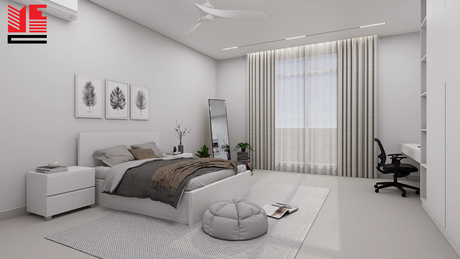 Residence Interiors in Light Tones — project view 2