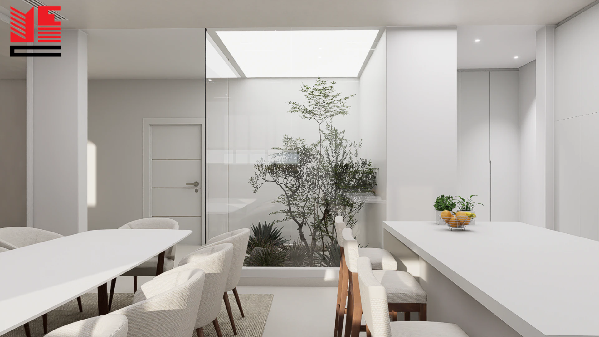 Residence Interiors in Light Tones — project view 10