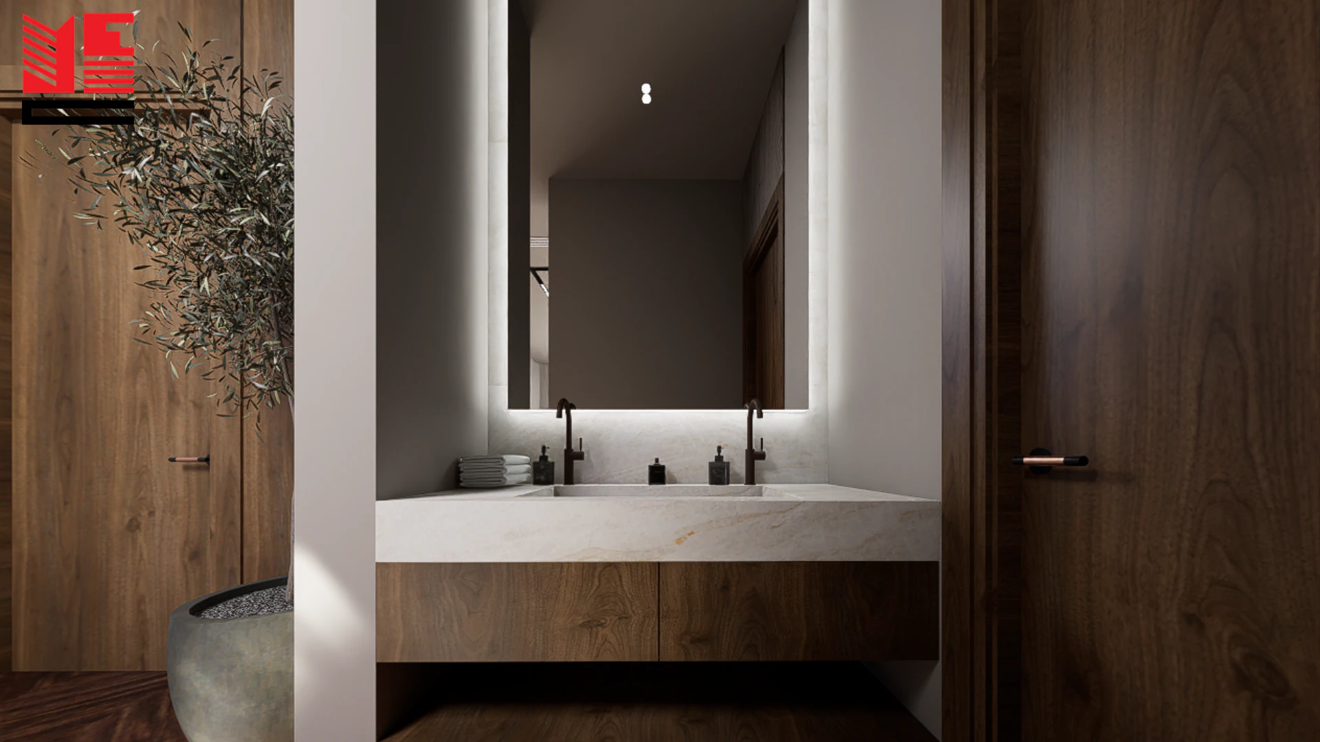 تصميم داخلي سكني بتفاصيل كلاسيكية — منظر ١١
