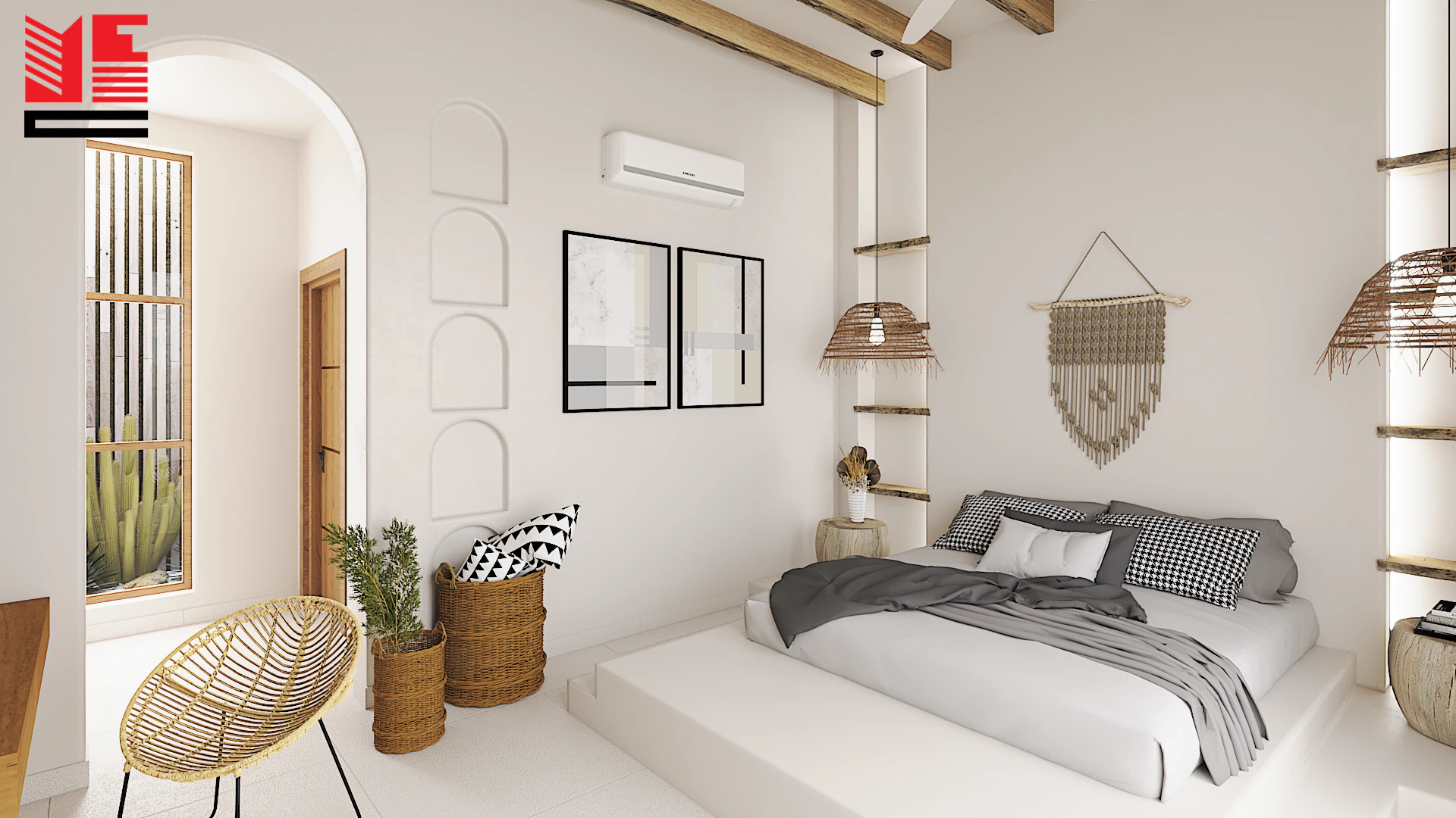 Residence Interiors with Soft Arches — project view 5