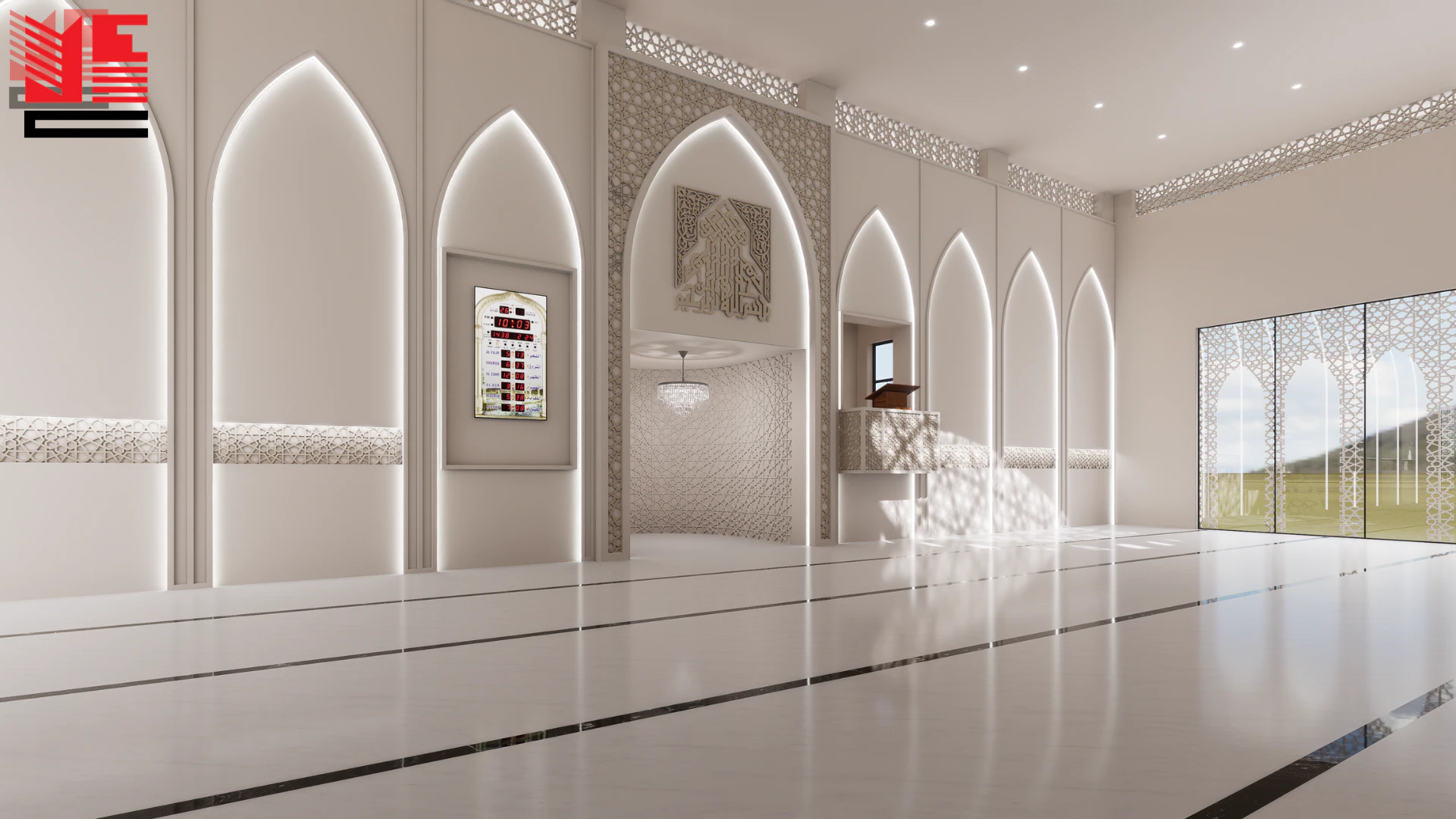 Mosque Architecture & Interiors — project view 2