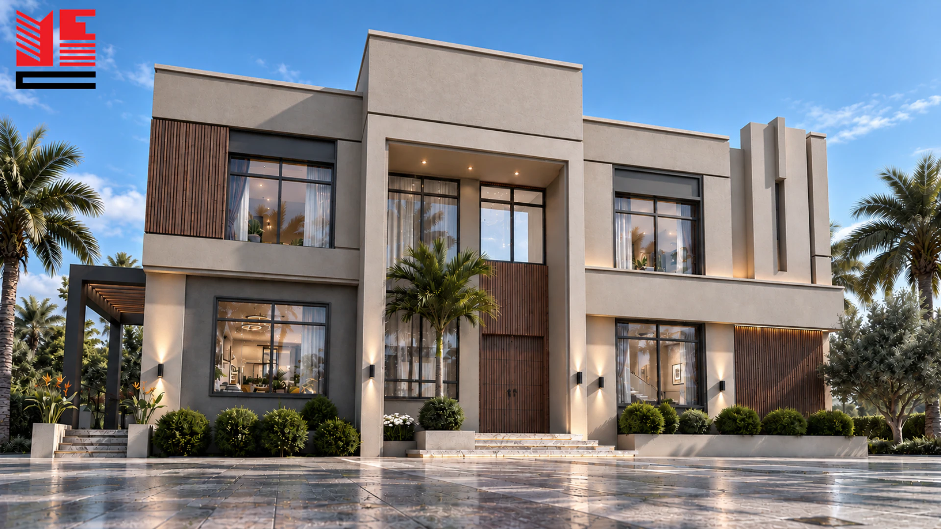 Modern Villa with Timber-Tone Details — project view 2