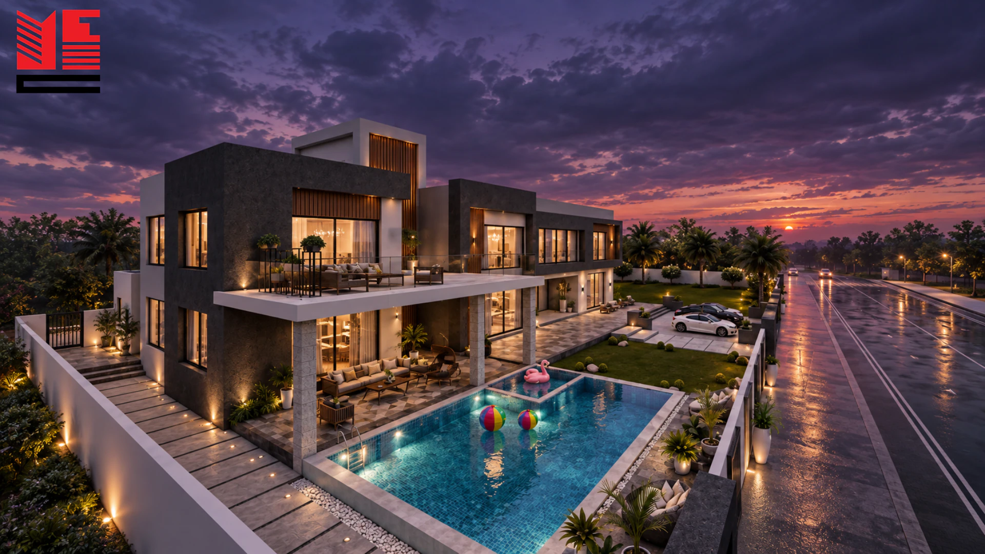 Rest House with a Pool — project view 4