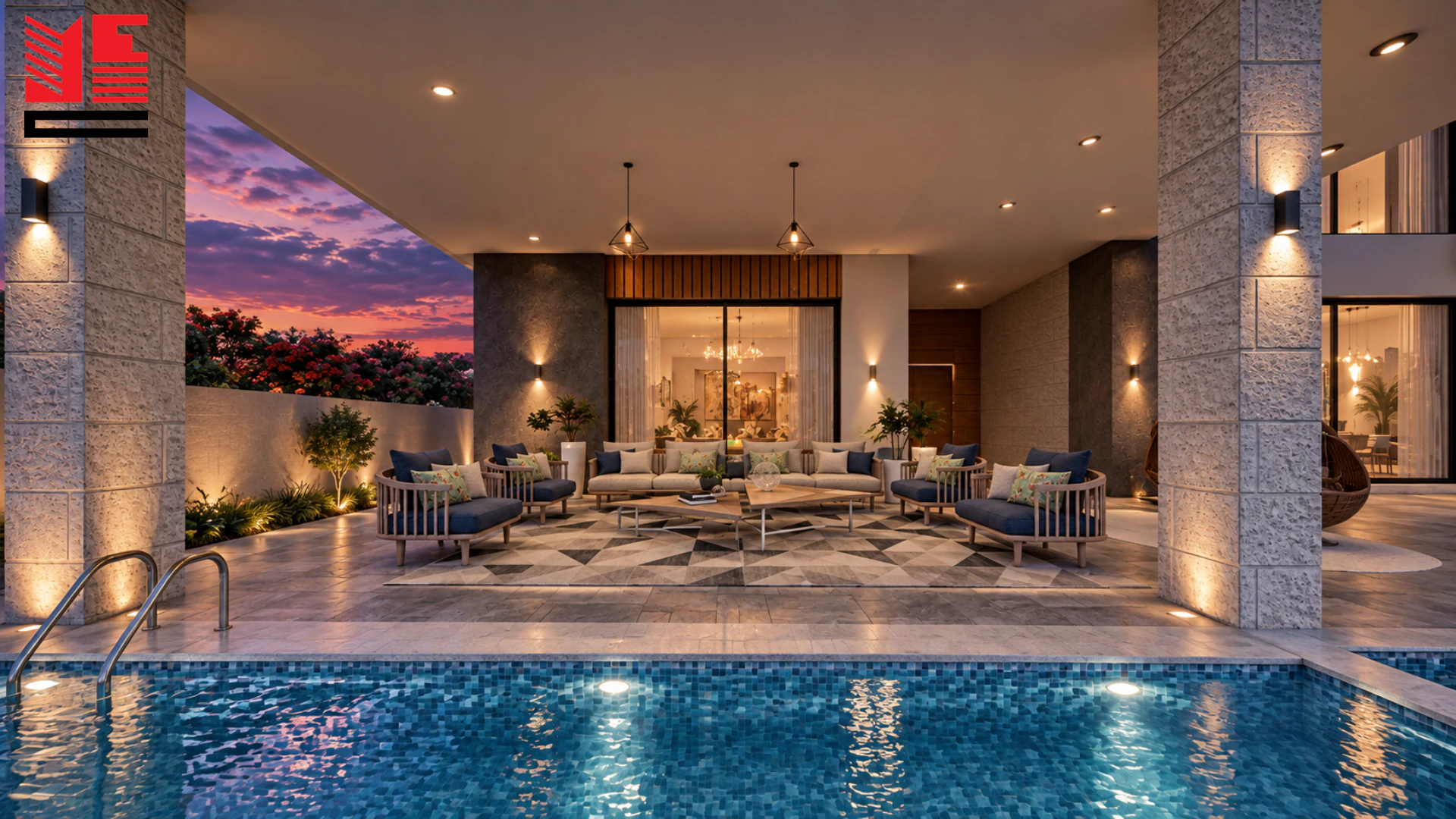 Rest House with a Pool — project view 3